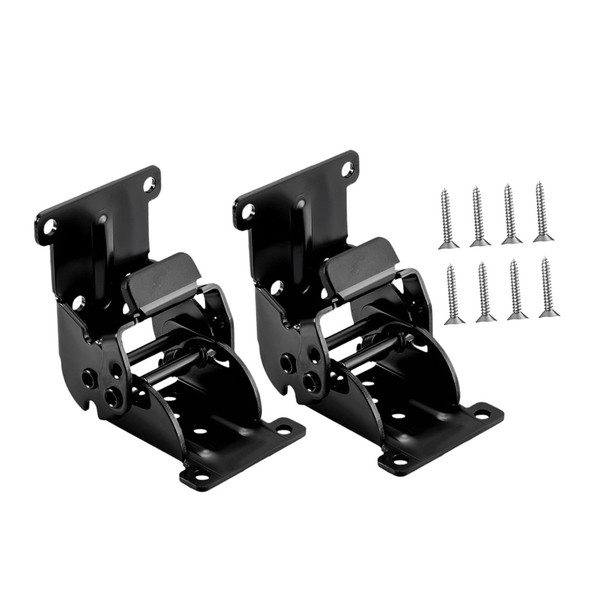 Baoblaze 2X Furniture Leg Hinges Folding Self Locking Hardware Accessory