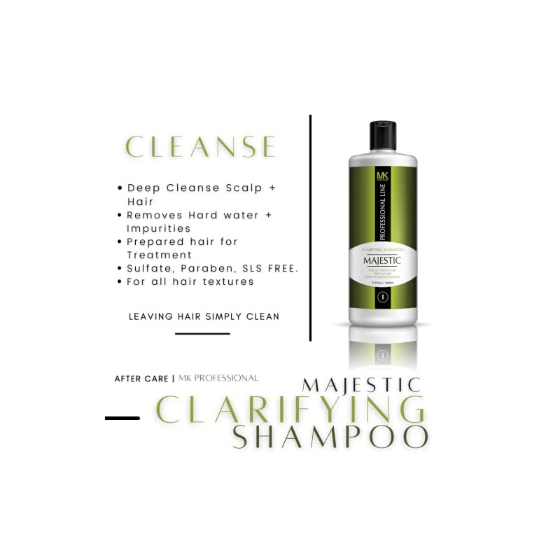 Majestic Clarifying Shampoo 33.8oz (1000ml)- Before Treatment