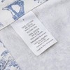 Victoria Park Toile Tie-Up Valence Window Curtain, Blue