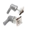 AQIMY Motorcycle Saddlebag Lever Lock Bolt Nut Kit for Harley