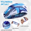 9 Pcs Sweatbands for Kids Boys Sports Headbands Athletic Headbands