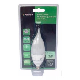 Polaroid Foco Led Tipo Vela Polaroid 300 Lumen Luz Blanca Caja 24 Pzs Luz Blanco Frío Rosca E12