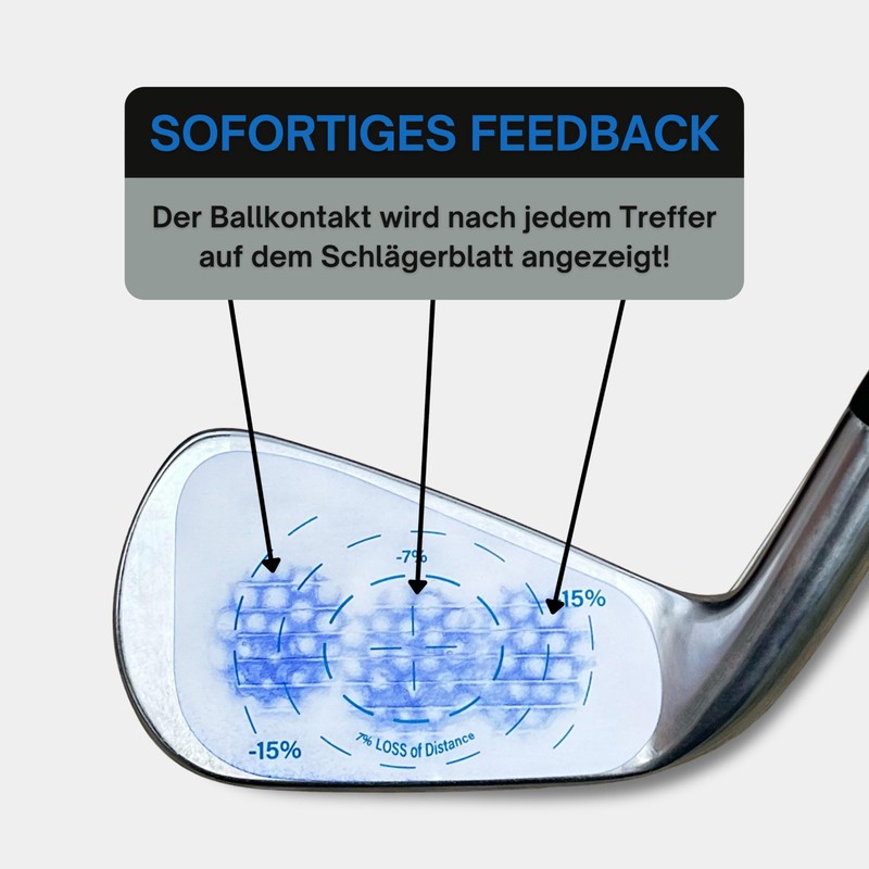 Generisch Scratch Golf Impact Tape, Instant Feedback for More Length