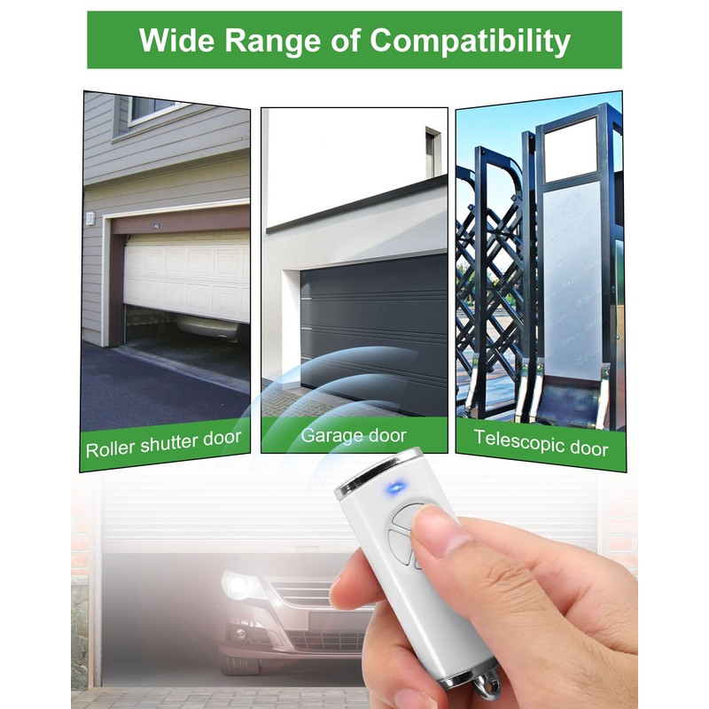 868 MHz HSE4-868-BS Handheld Transmitter Garage Door, HSE1-868-BS, HSE2-868-BS Remote