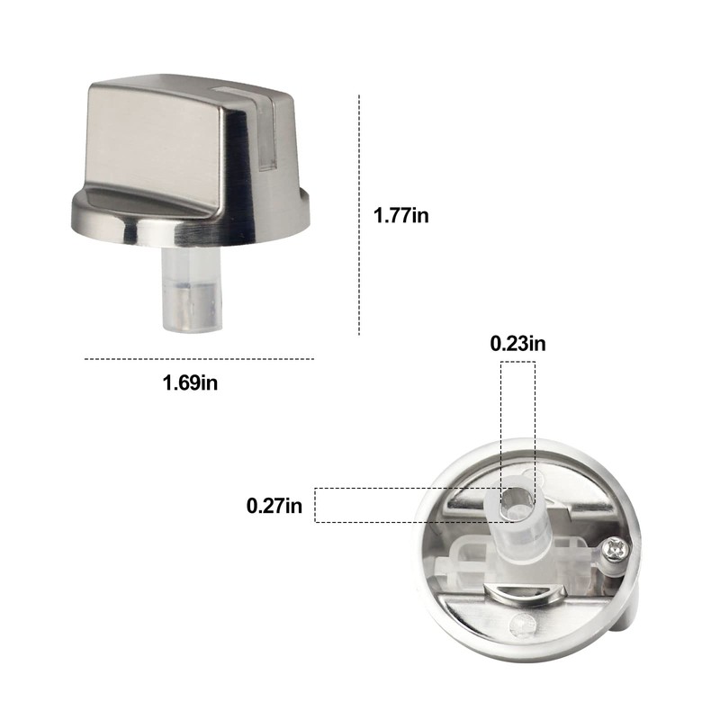 ZATUX AEZ73293801 Stove Knobs Replacements Compatible with L-G Gas Range