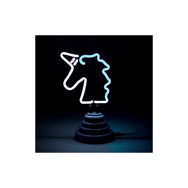 Unicorn Head Colourful Neon Light