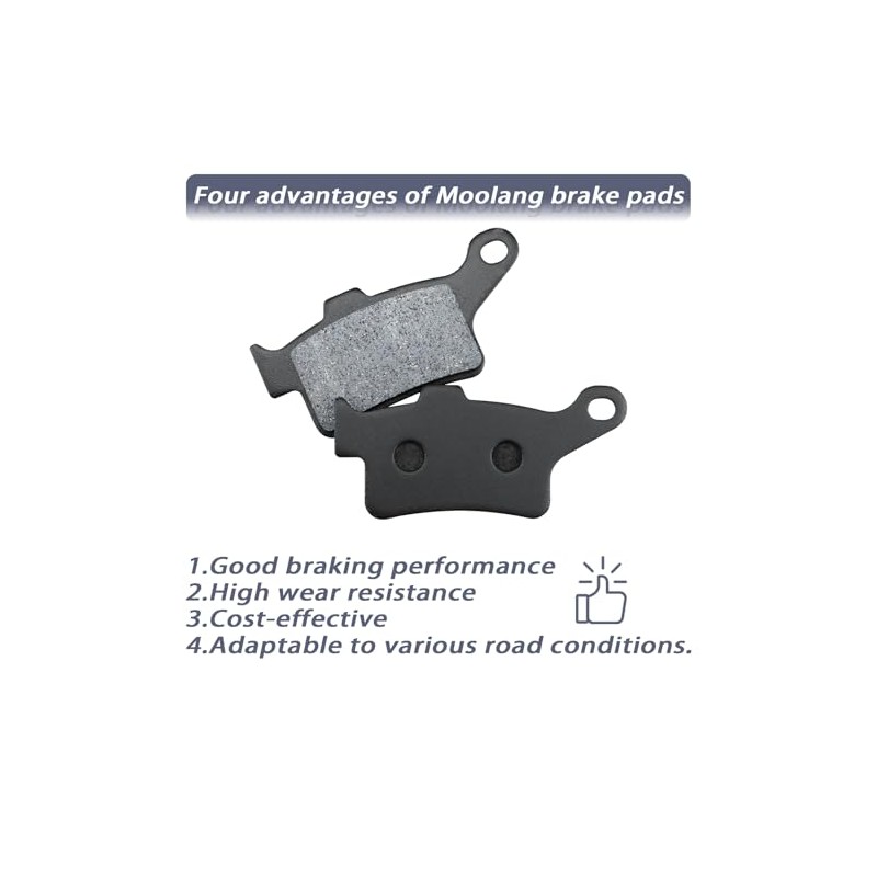 Front and Rear Brake Pads for Can-Am Spyder RT RT-S