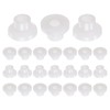 sourcing map 24pcs Flanged Sleeve Bearings Plastic Bushings ID 4.2mm