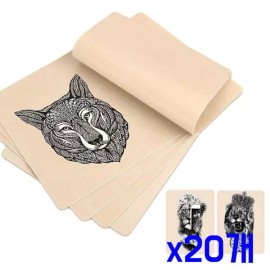 타투연습용 고퀄리티 초보용 인조피부 x20개 반영구 High-Quality Tattoo Practice Synthetic Skin for Beginners x20 Pieces Semi-Permanent
