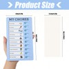 Guiqulai 3Pcs Chore Chart for Kids, Reusable to Do List