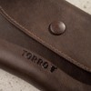 TORRO Glasses Case – Genuine Leather Soft Glasses/Sunglasses Case with