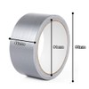 2 Rolls Strong Heavy Duty Silver Duct Tape 48mm x