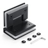 Heavy Duty Shower Glass Door Hinge,Solid One-Piece Precision Cast with