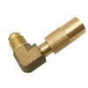 MENSI Propane Elbow Adapter with 3/8" Male Flare Connect Propane