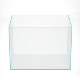 Puredestiny Rimless Low Iron Aquarium Tank (Tall Tank, 5Gal*W9.8*D9.8*H14.1(25x25x36cm))
