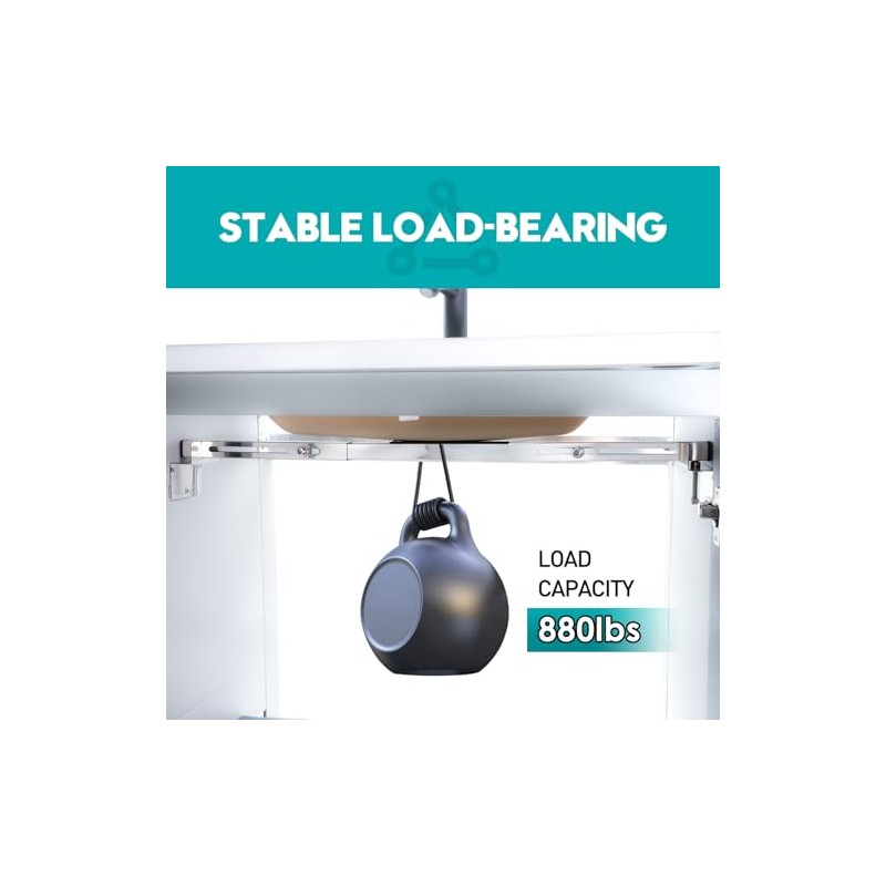 Undermount Sink Brackets, Stainless Steel Adjustable Undermounts Sinks Support, Horizontal