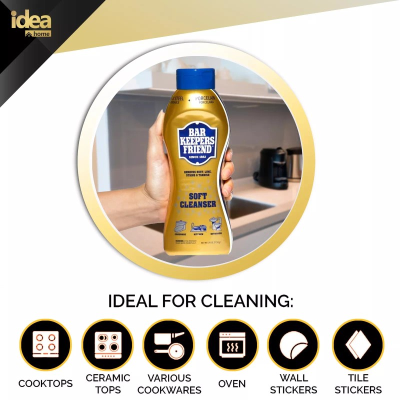 Idea Home Bar Keepers Friend Soft Cleanser (VALUE PACK 26