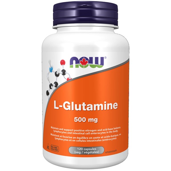 NOW- L-Glutamine 500 mg 120 caps