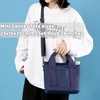 Large Canvas Tote Bag for Women with Pockets, Crossbody Shoulder