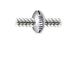 American Football Charms 925 Sterling Silver Sports Bead