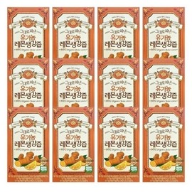 Organic lemon ginger juice squeezed from whole berries 15g x 14 packets x 12 boxes VKS / 홀베리 그대로짜낸 유기농 레몬생강즙 15g x 14포 x 12박스 VKS