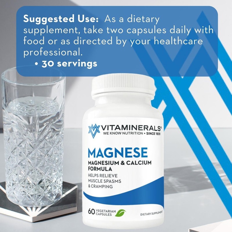 Vitaminerals 10 Magnese® Bone & Muscle Support 60 Veggie Caps