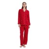 GLOBAL Pyjamas for Women Flannel Cotton Sleepwear long Ladies Pyjamas