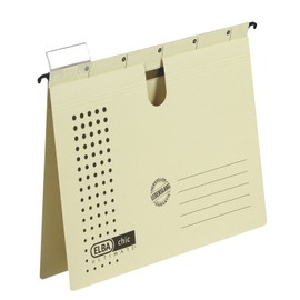 Elba Chic 85802CH Suspension Files A4 RC Cardboard 230 g/m² Pack of 5 Chamois