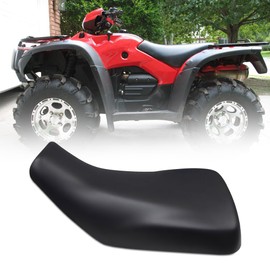 PIT66 Black PVC Leather Seat Cover Compatible with Honda 2000-2006 Rancher 350