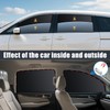 ZATOOTO Car Window Shades for Honda Odyssey 2020-2024, 4 Pcs