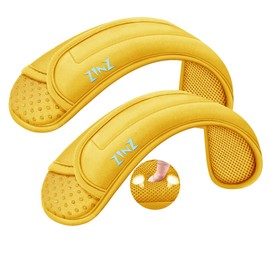 ZINZ 2-Pack Shoulder Pad Replacement for Bags - Long and Super Comfortable, Yellow-2pack