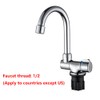 Riloer Foldable Copper Kitchen Tap, 360° Rotating Basin Tap, Cold