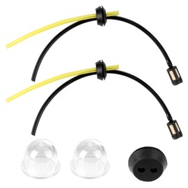 Pack of 5 Petrol Filter Kit Petrol Hose Seal, Petrol Hose Brush Cutter Petrol Filter Replacement Parts Kit, High Quality Fuel Filter Kit for Brush Cutters, Earth Augers, Hedge Trimmers and Pruners