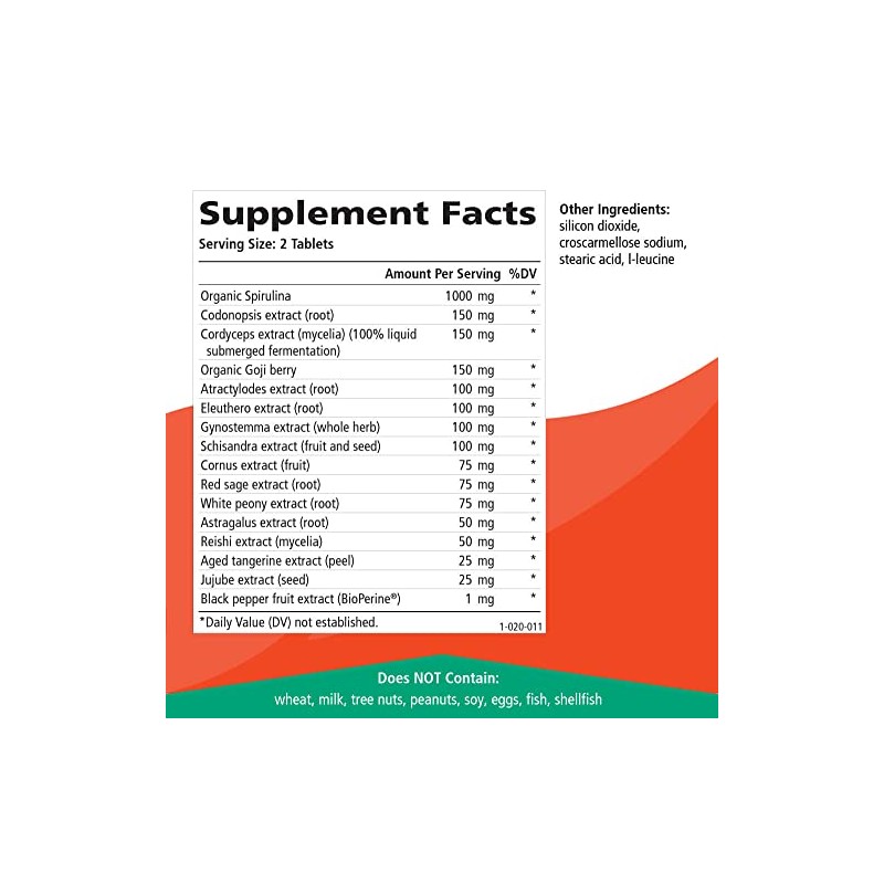 Pure Essence Labs Energy Plus, Caffeine Free, All Natural Herbal