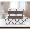 Elegant Comfort 6-Piece Moroccan Trellis Print Sheet Set, Super Cozy,