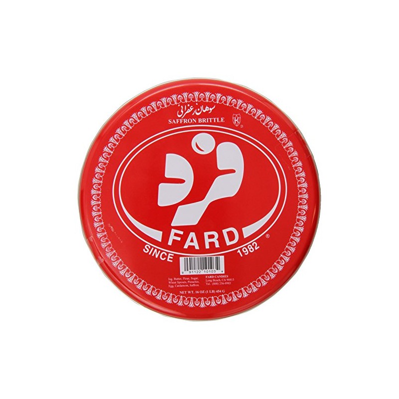 Fard Sohan Candy with Saffron, 1 Pound
