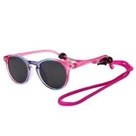 Kiddus Polarized Sunglasses Kids Girls & Boys Child 4-7 Years 100% UV Protection Fashion Travel Accessories, 09