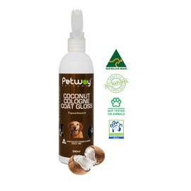Petcare Coconut Dog Cologne, Natural Dog Cologne Spray with Coconut, Dog Deodorising Spray, Dog Odour Eliminator for Home, Dog Deodorant Spray for Smelly Dogs, Dog Grooming Spray, 250ml