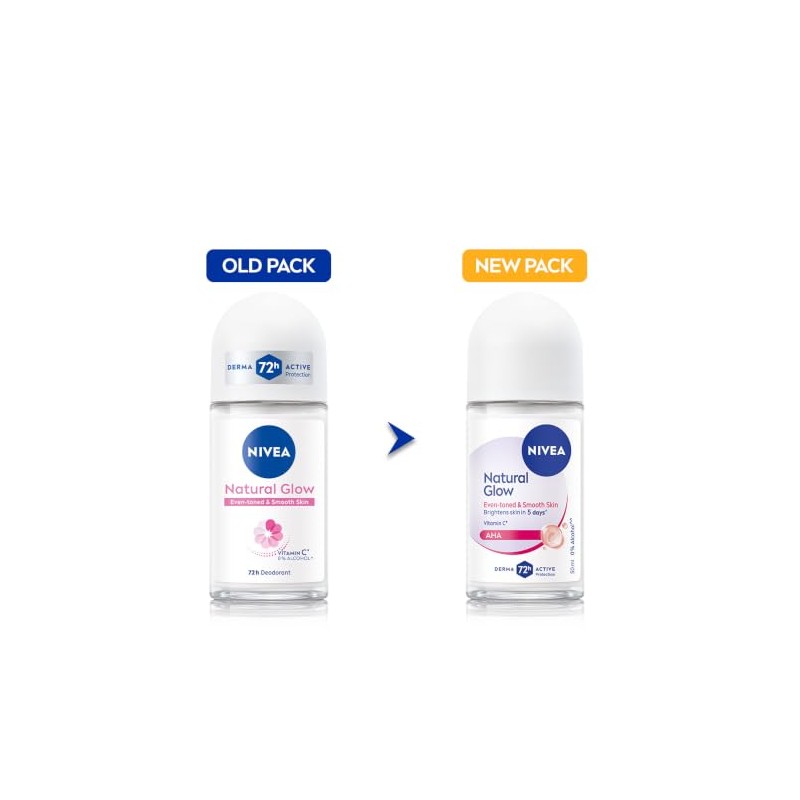 Nivea Whitening Smooth Skin Roll On, 50ml