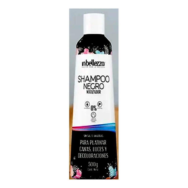 Shampoo Matizador Negro P/canas Y Decoloracion In Bellezza