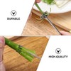 Yardwe 2 Pieces Onion Flower Cutter Stainless Steel Plum Blossom