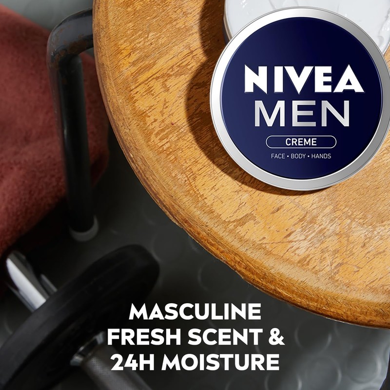 NIVEA Men Creme (75ml), Intensive Everyday Moisturising Cream for Whole