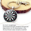 agogue Dartboard Key Ring, Dart Accessories Keychain, Fun and Practical,