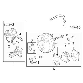 Ford Oem Power Brake Booster Vacuum Sensor E1gz2c444a Image 11