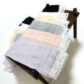 simPLEISURE qa100215 Arm Cover, Lace Included, Sunscreen Gloves, UV Protection, UV Protection, Easy to Wear, 5 Colors, 1/2/3 Pair Set, Black