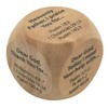 Wooden Religious Prayer Starter Cube for Kids, 1 1/4 Inch