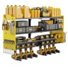 OUREST Power Tool Organizer Wall Mount with 8-Drill Holders-600Lbs Load