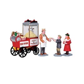 Lemax Christmas Village Popcorn Vendor
