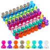 72PCS Small Fridge Magnets for Whiteboard, Magnets Strong Magnetic Push