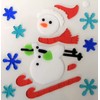 Christmas Window Stickers, 4 Sheets, Christmas Gel Clings (Design 2)